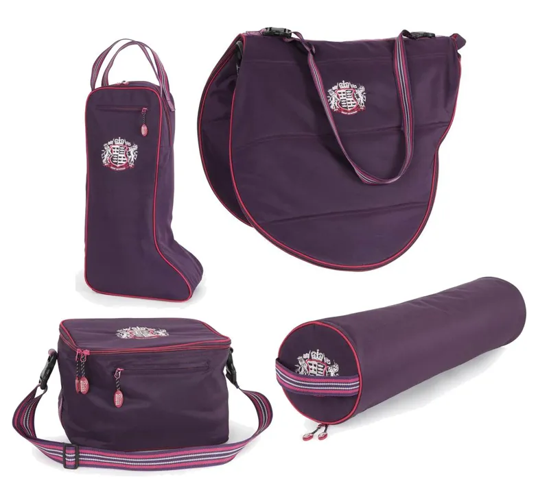 Purple Shires Luggage Set RB Equestrian