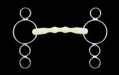 Happy Mouth Four Ringed Straight Bar Gag