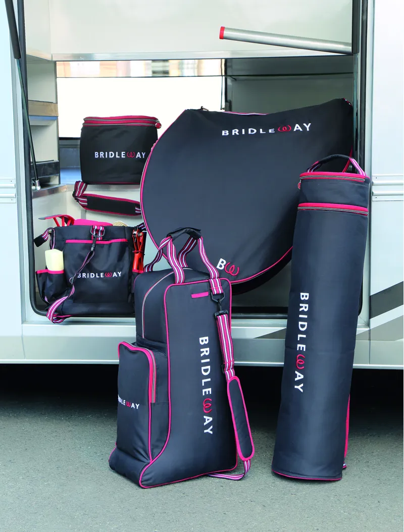 Bridleway Long Riding Boot Bag Black RB Equestrian