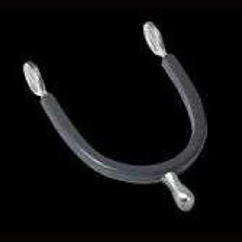 Jeffries Ball End Rubber Covered Spurs