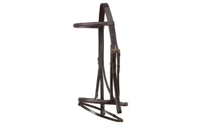Jeffries Wembley Padded Flash Bridle with Rubber Reins