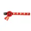 ShowQuest Skipton Browband in Red/Gold - WEB EXCLUSIVE
