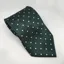 Equetech Polka Dot Adults Tie in Green/White