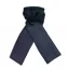 Equetech Jacquard Pin Spot Untied Stock in Navy/Gold - WEB EXCLUSIVE