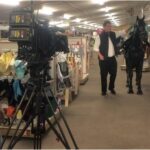 Behind the scenes as the BBC filmed at RB Equestrian