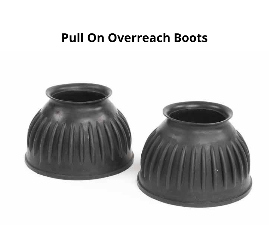 Pull on overreach boots