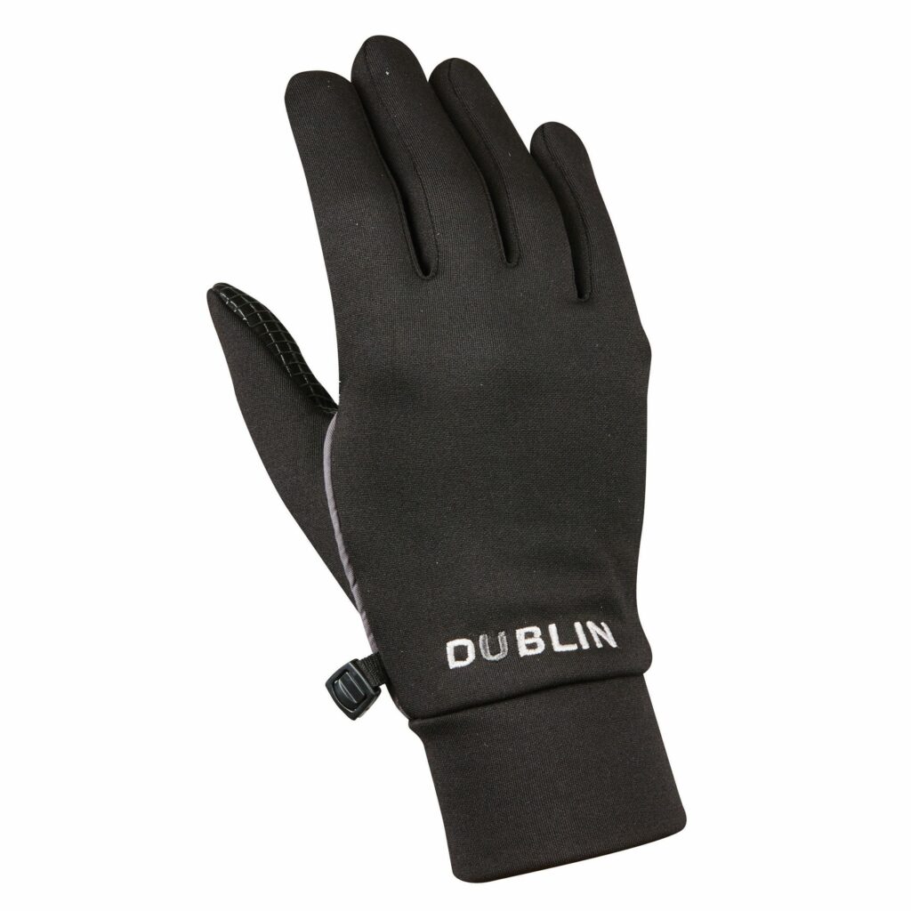 Dublin Thermal Riding Gloves in Black