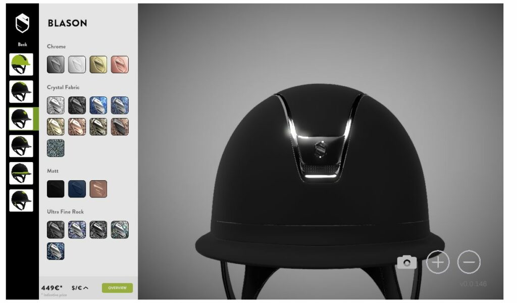 Choose the blazon on a Samshield Riding Helmet