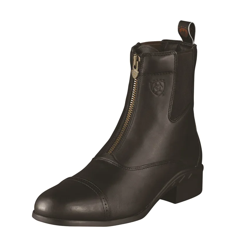 Ariat Heritage III Zip Short Riding Boot Mens Black