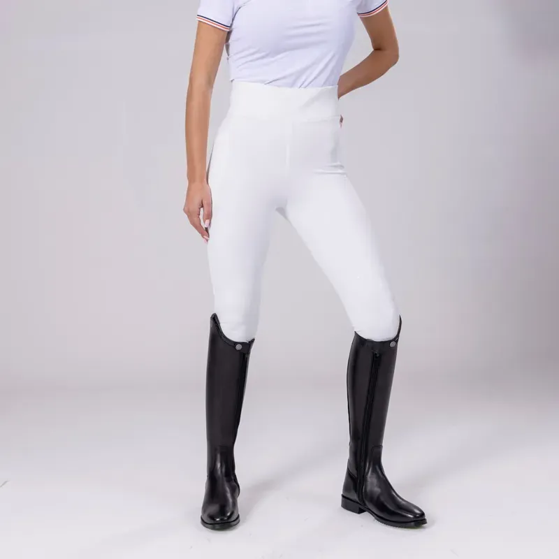 Aubrion Eltar Riding Tights Ladies in White
