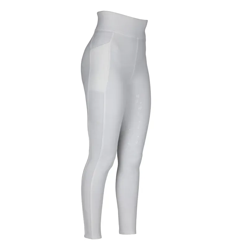 Aubrion Eltar Riding Tights Young Rider in White