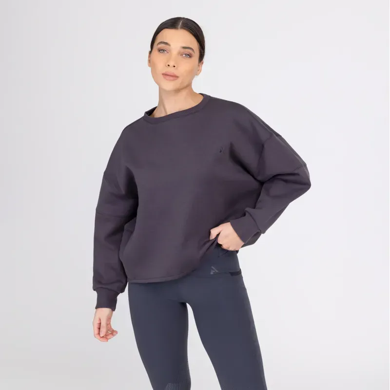 Aubrion React Sweatshirt Ladies in Charcoal