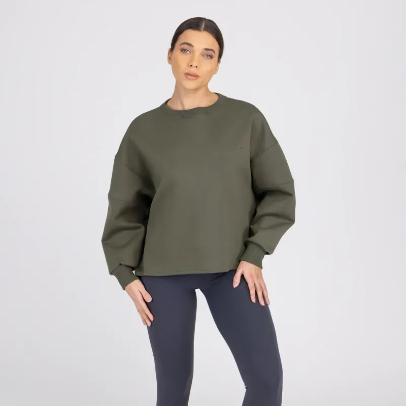 Aubrion React Sweatshirt Ladies in Khaki