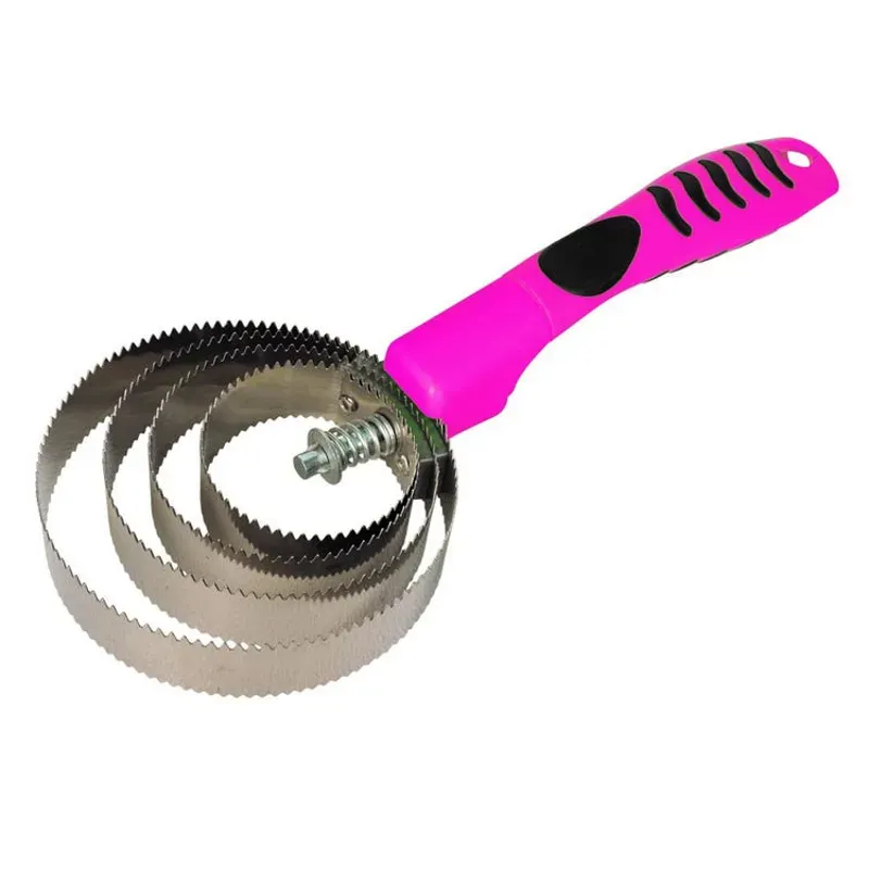 Hy Equestrian Vivid Spring Curry Comb in Pink