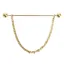 Supreme Products Class Act Collar Pin in Gold - WEB EXCLUSIVE