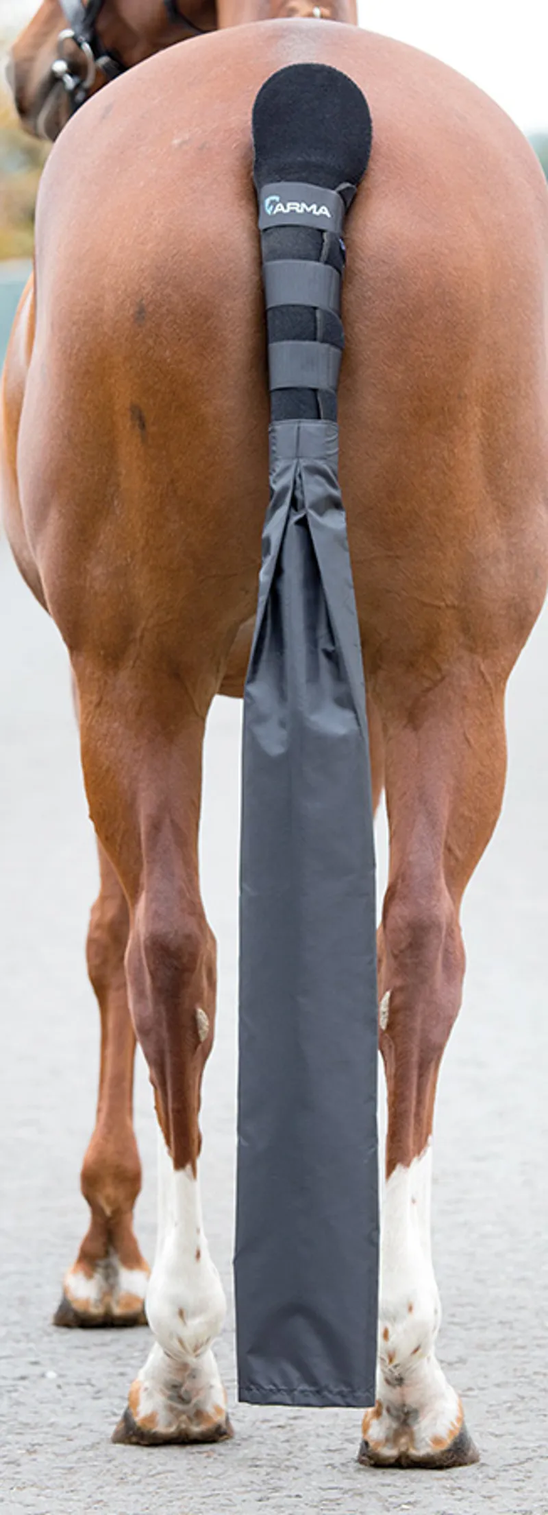 ARMA Tail Guard With Detachable Tail Bag in Black