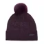 Weatherbeeta Cable Knit Pom Pom Beanie in Blackberry