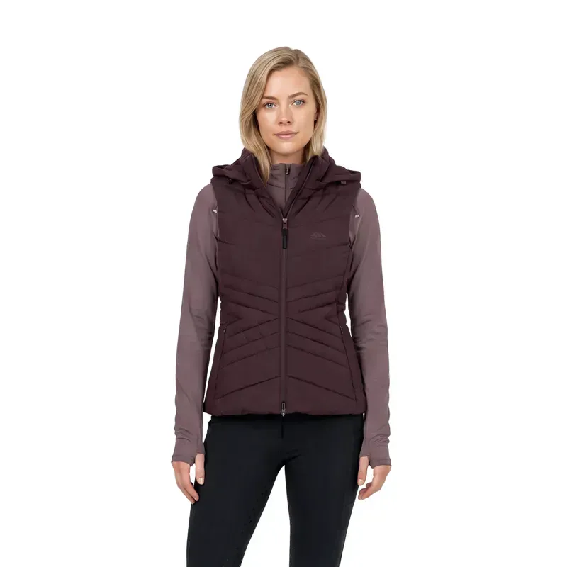 WeatherBeeta Insulated Vest Ladies in Blackberry