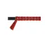 ShowQuest York Browband in Red/Gold with Crystals - WEB EXCLUSIVE