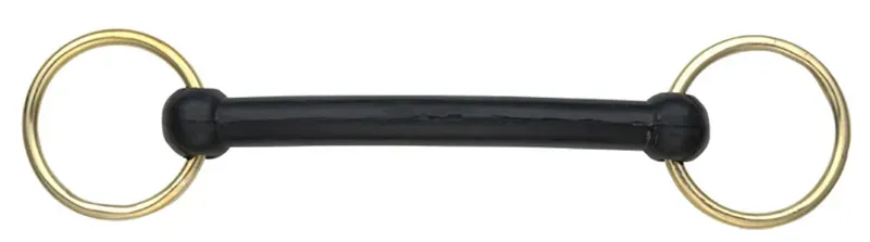 Shires Rubber Covered Overcheck Bradoon - WEB EXCLUSIVE