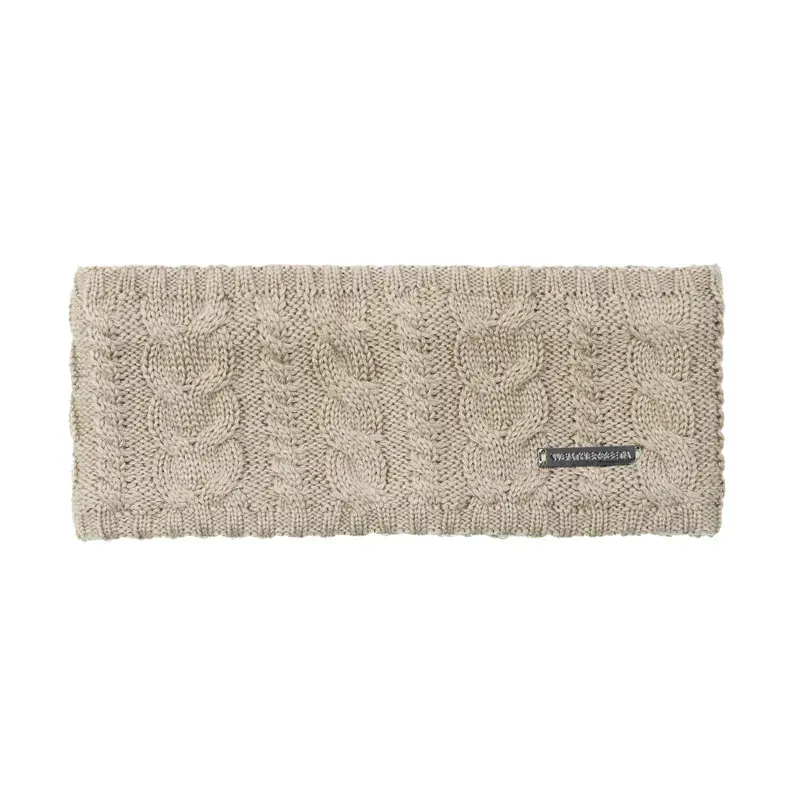 WeatherBeeta Knitted Headband in Dark Taupe