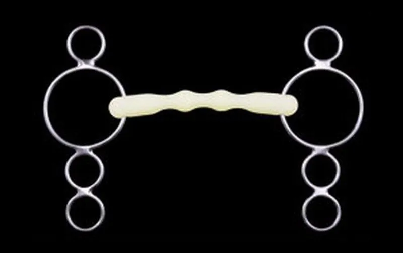 Happy Mouth Four Ringed Straight Bar Gag
