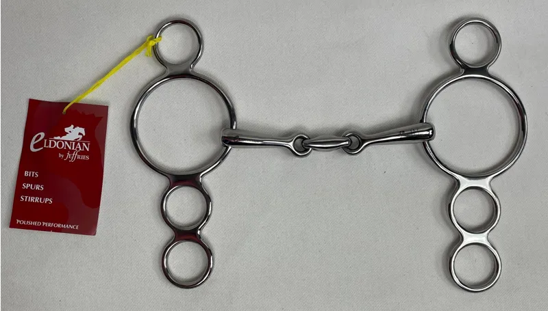 Jeffries Lozenge Link Dutch Gag Eldonian Range Horse Bit