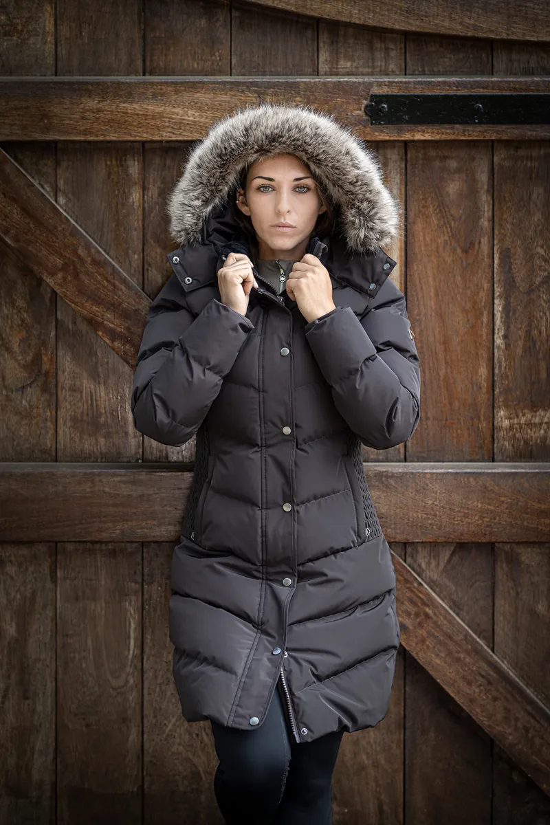 lemieux loire three quarter winter riding coat