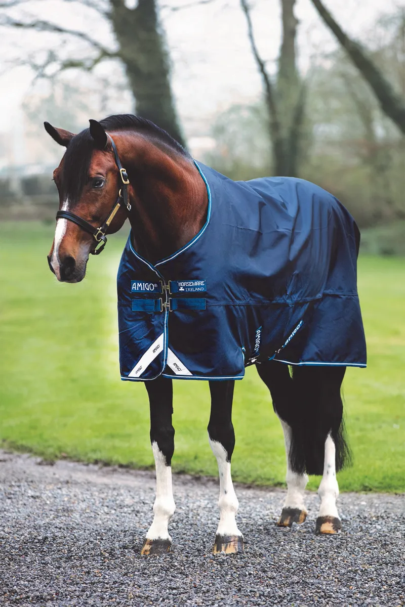 Horseware Amigo Bravo 12 Lightweight 0g Turnout in Navy