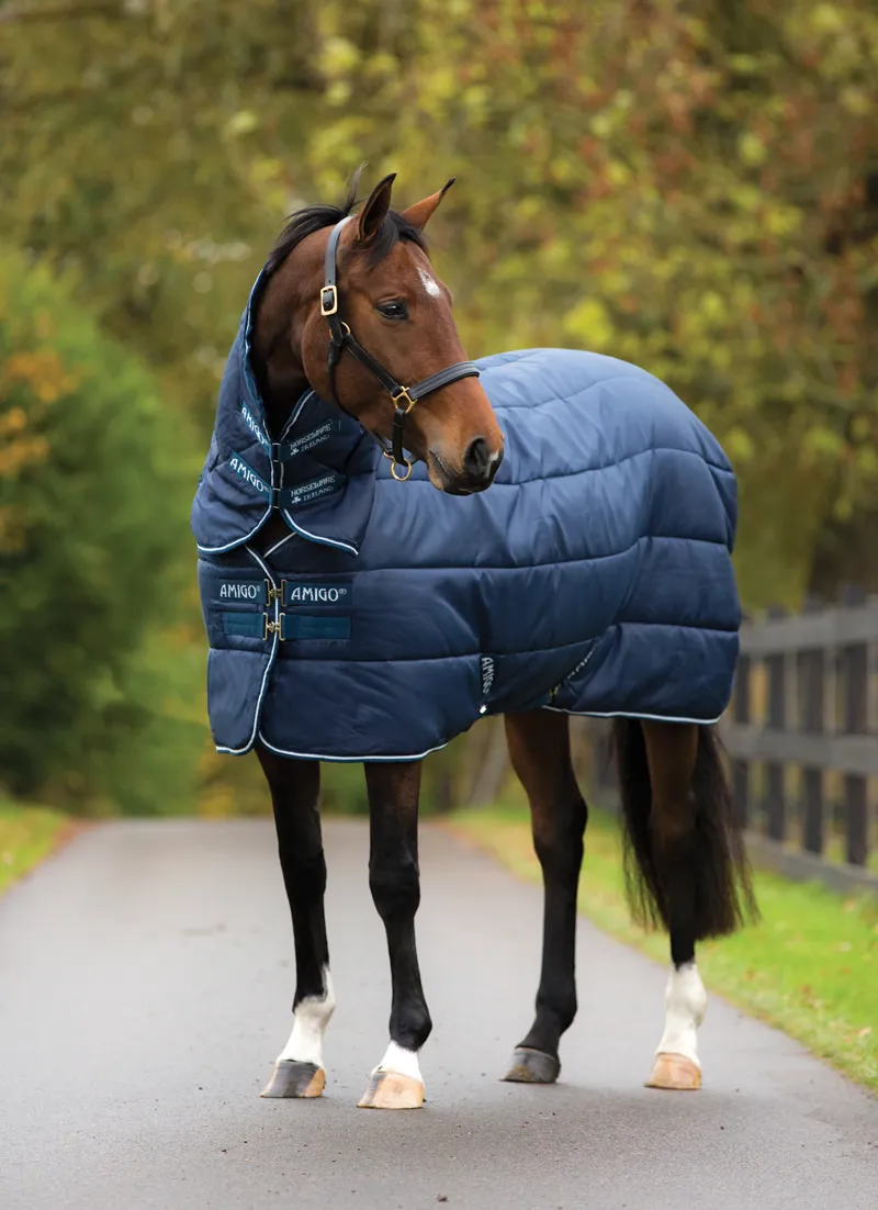 Amigo Insulator Stable Rug Heavy in Navy-2