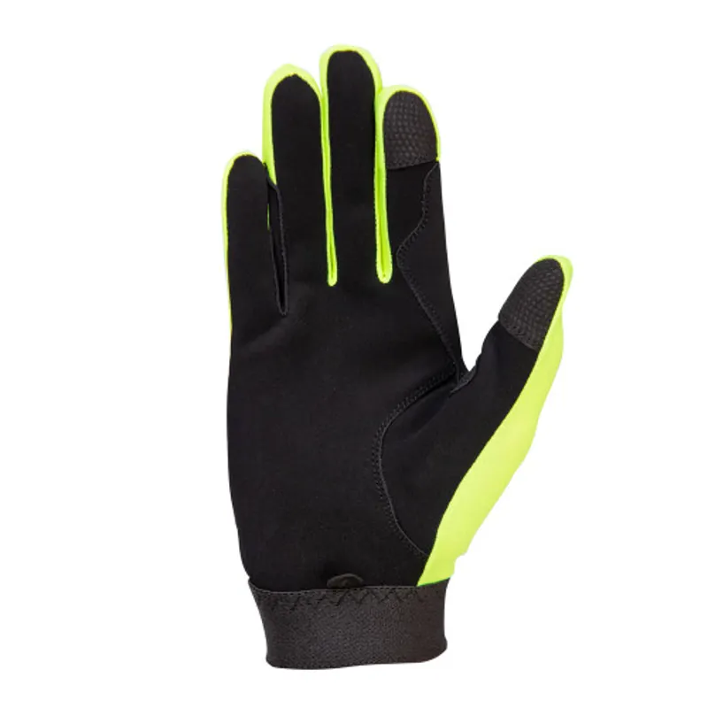 Hy Equestrian Absolute Fit Glove Kids in Reflective Yellow-1