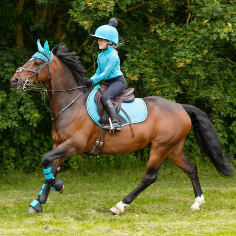 Hy Sport Active CC Saddle Pad in Sky Blue - WEB EXCLUSIVE-2