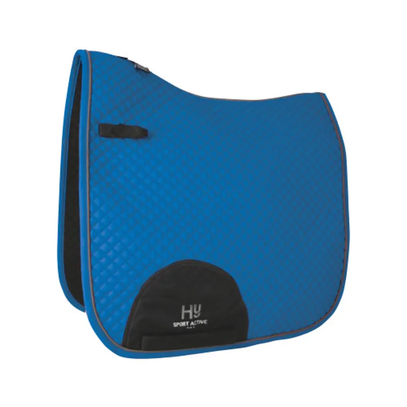 Hy Sport Active Dressage Saddle Pad in Jewel Blue - WEB EXCLUSIVE
