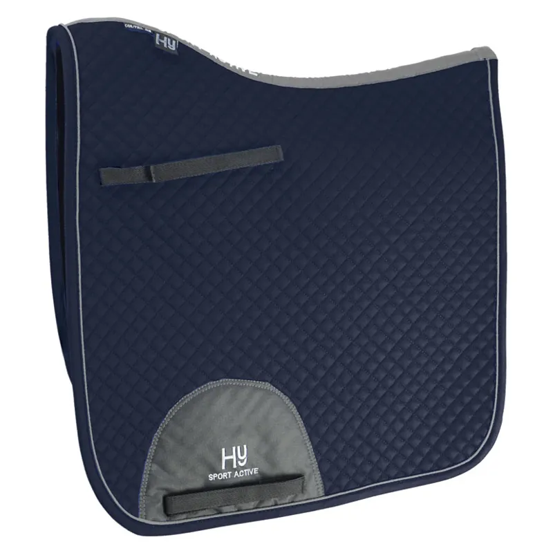 Hy Sport Active Dressage Saddle Pad in Midnight Navy - WEB EXCLUSIVE