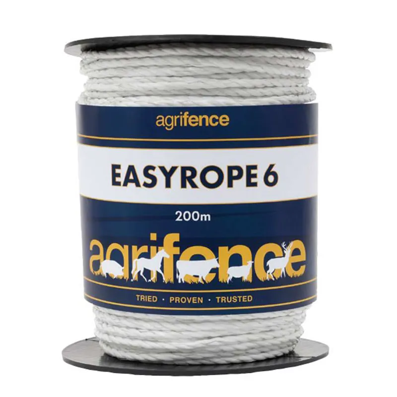 Agrifence Easyrope 6 Paddock Rope 200m