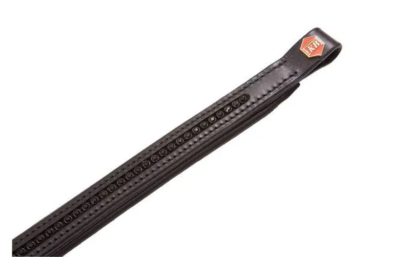 Albion Browband Black Crystal