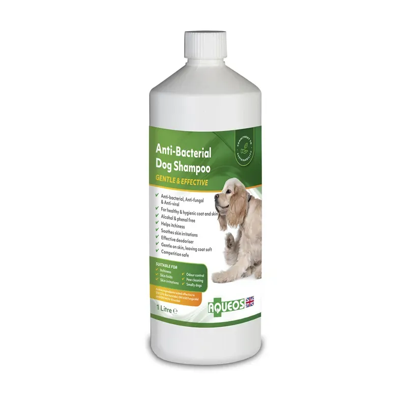 Aqueos Anti-Bacterial Dog Shampoo 1L - WEB EXCLUSIVE