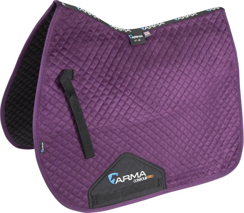 ARMA Performance Suede Saddlecloth Full in Plum