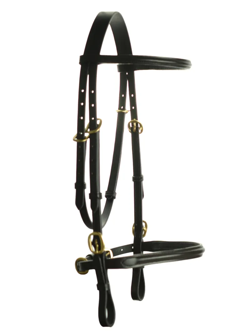 Ascot by Dever In-Hand Bridle in Havana-1