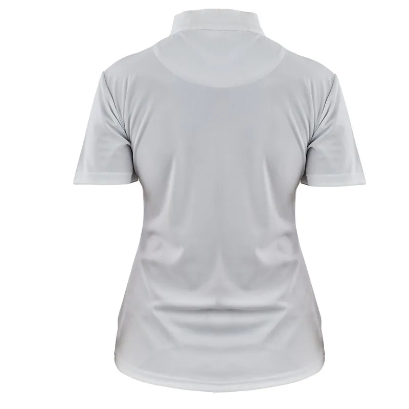 Aubrion Short-Sleeved Stock Shirt Ladies in White-1