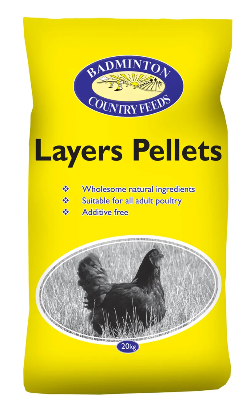 Badminton Country Feeds Layers Pellets Feed 20kg