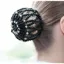 Equetech Diamante Beaded Bun Cover in Black