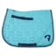 Hy Equestrian Belton Saddle Pad in Teal/Navy - WEB EXCLUSIVE