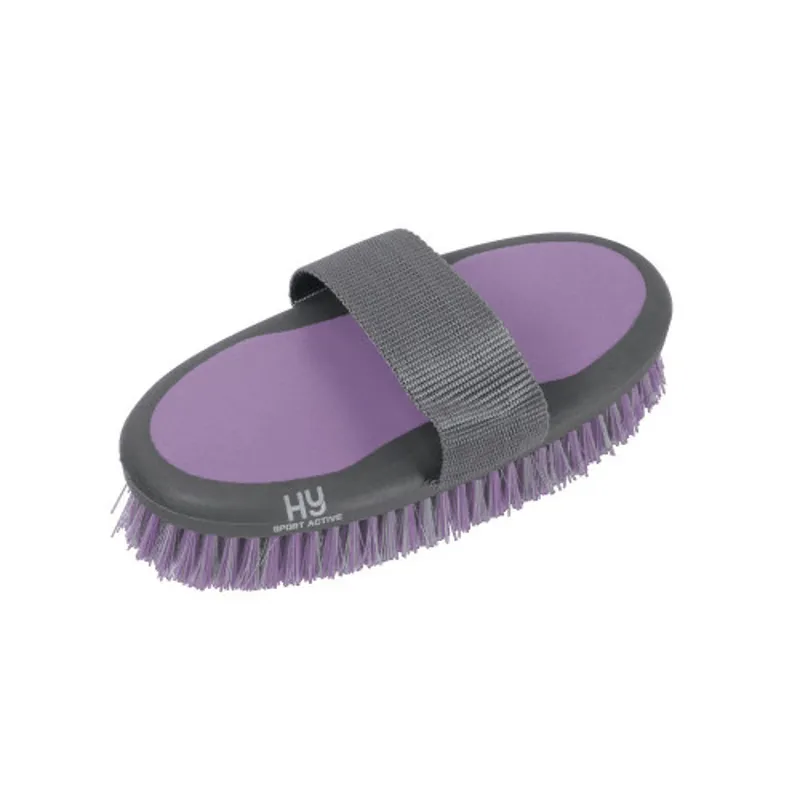 Hy Equestrian Sport Active Body Brush in Blooming Lilac