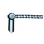 ShowQuest Boston Browband in Navy/Pale Blue/Silver - WEB EXCLUSIVE