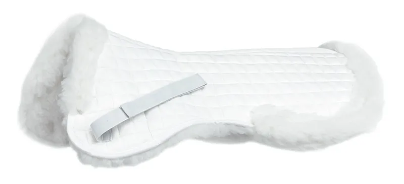 Bridleway Lined Half Pad Black and White