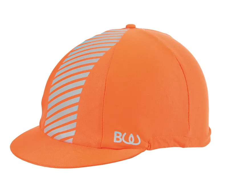 Bridleway Visibility Hat Silk in Orange