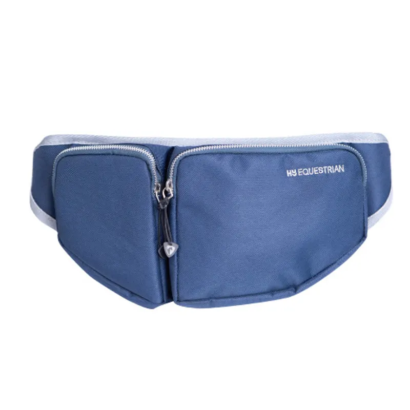 Hy Equestrian Bum Bag in Navy/Grey