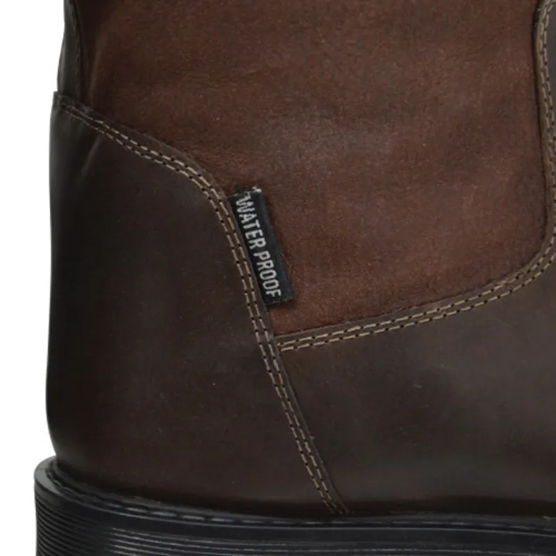 Hy Equestrian Buxton Short Country Boots in Dark Brown - WEB EXCLUSIVE-1