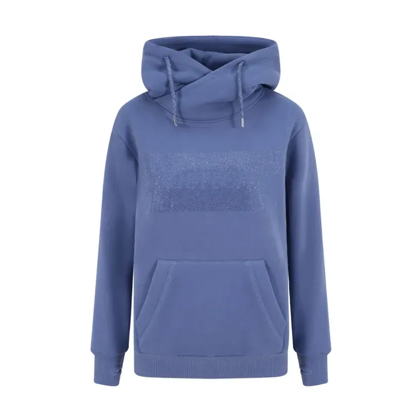 Equetech Crystal Signature Cross-Over Hoodie Ladies in Blue
